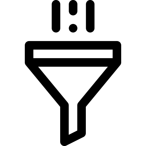 Filter funnel user interface ui icon Filter funnel user interface ui icon