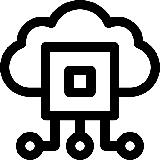 Cloud hosting computing cloud icon Cloud hosting computing cloud icon