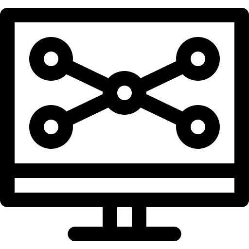 Computer connection computer networking icon Computer connection computer networking icon