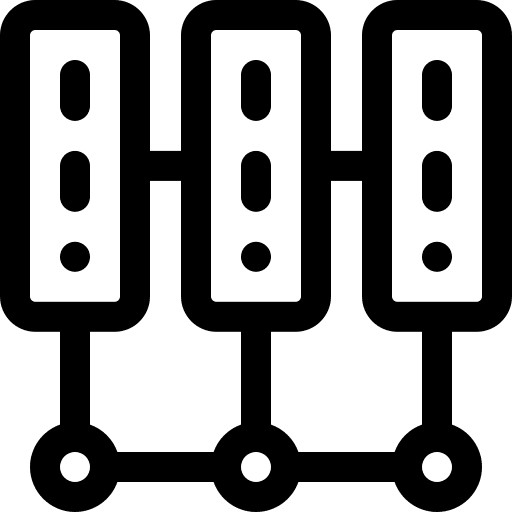 Database connection share networking icon Database connection share networking icon