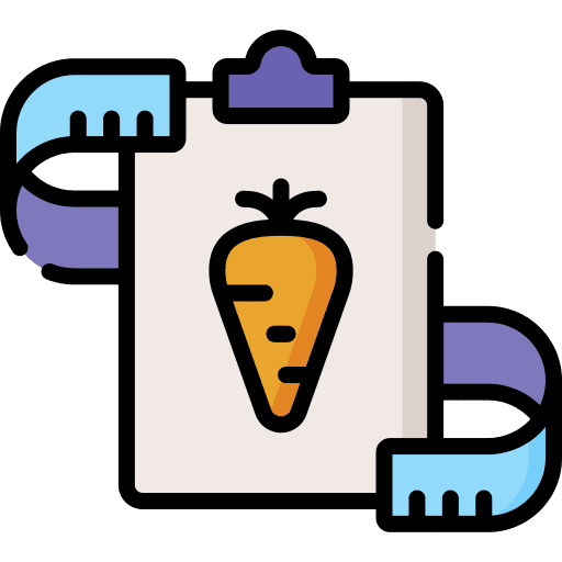 Diet food and restaurant food vegan icon