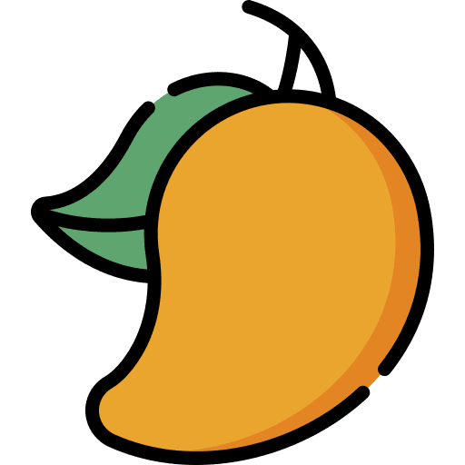 Mango food and restaurant fruit mango icon