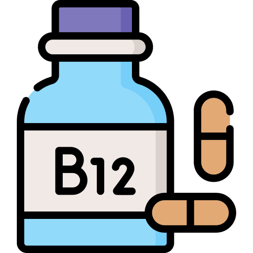 Vitamin drugs b12 bottle icon