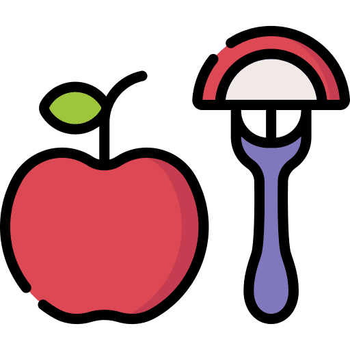 Apple food and restaurant fruit vegetarian icon Apple food and restaurant fruit vegetarian icon
