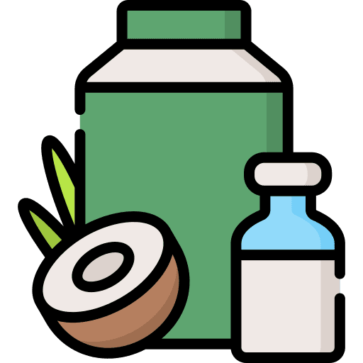 Coconut milk vegan vegetarian organic icon Coconut milk vegan vegetarian organic icon