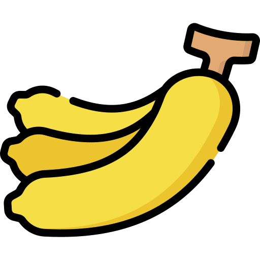 Banana organic vegan banana icon Banana organic vegan banana icon
