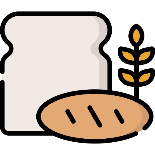 Bread wheat food and restaurant baguette icon Bread wheat food and restaurant baguette icon