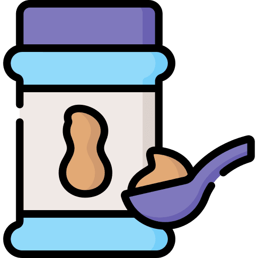 Peanut butter food and restaurant salty jar icon Peanut butter food and restaurant salty jar icon