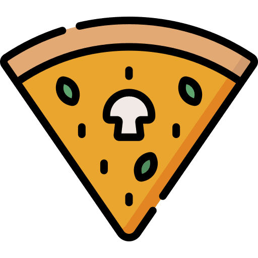 Pizza pizza vegan food and restaurant icon Pizza pizza vegan food and restaurant icon