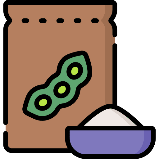 Soy flour soy flour healthy food organic icon Soy flour soy flour healthy food organic icon