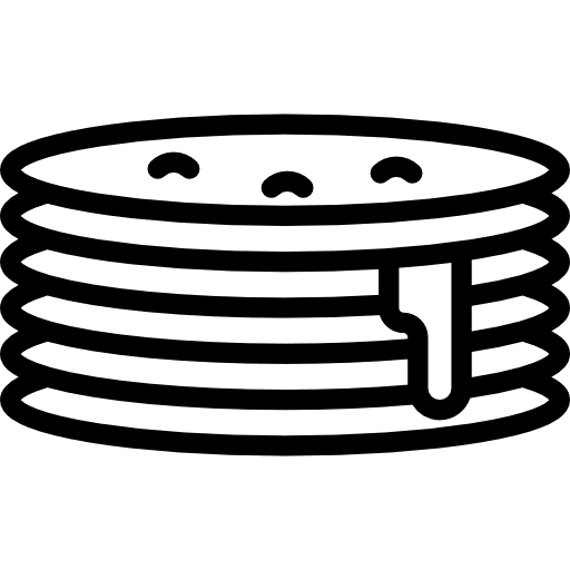 Pancake dessert food fast food icon Pancake dessert food fast food icon