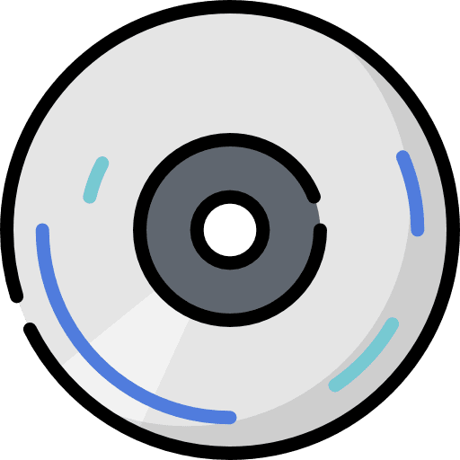 Compact disc music and multimedia music music player icon Compact disc music and multimedia music music player icon