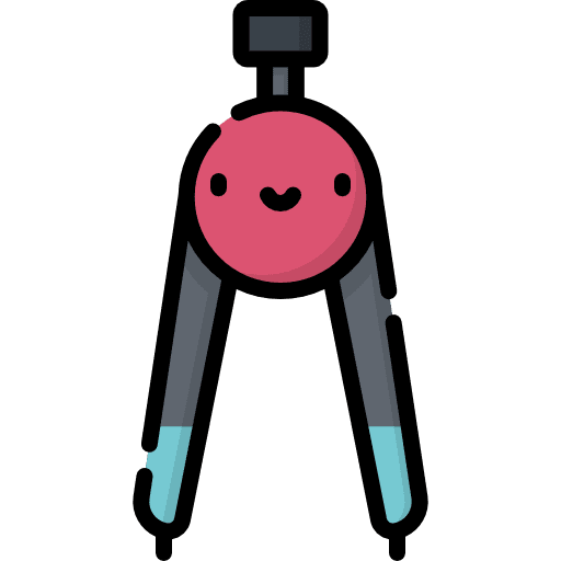 Compass education tools and utensils draw icon Compass education tools and utensils draw icon