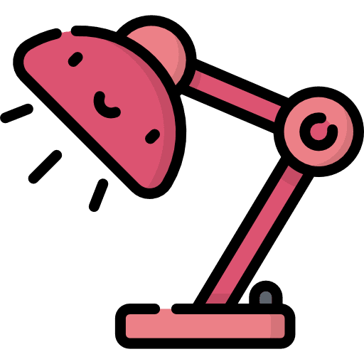 Desk lamp technology tools and utensils lamp icon Desk lamp technology tools and utensils lamp icon