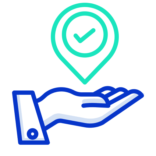 Premium shipping and delivery pin premium icon