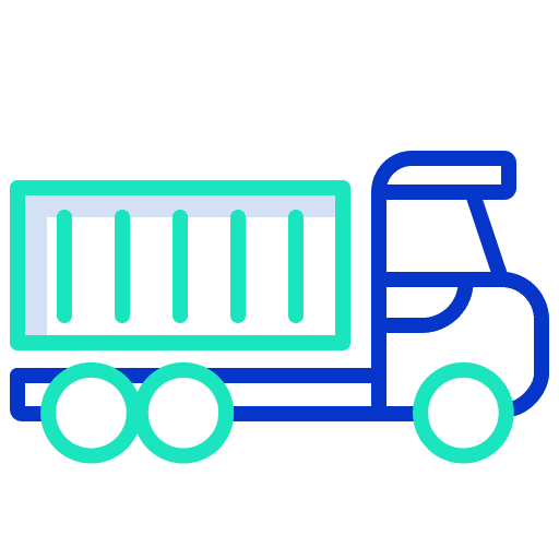 Logistic shipping and delivery transport package icon