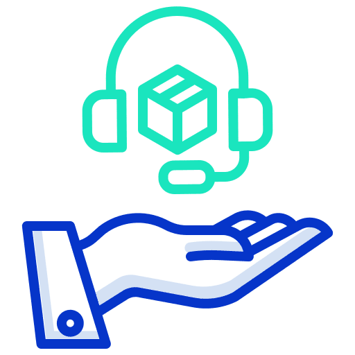 Call center logistics delivery communications conversation icon