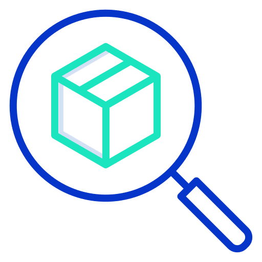 Search box search packing icon