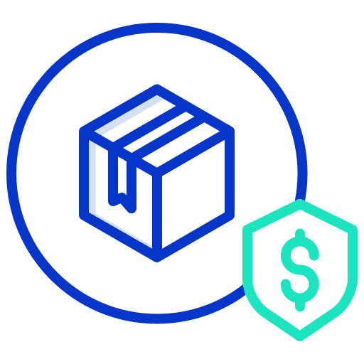 Priority box packaging package icon