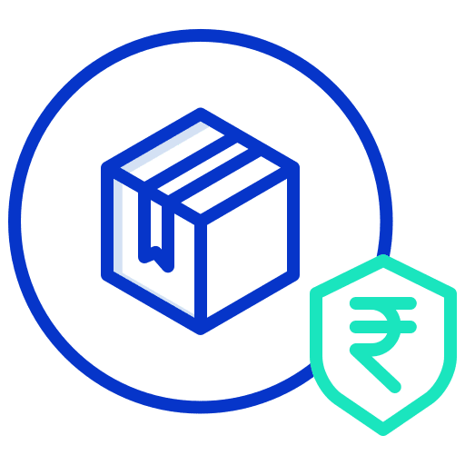 Priority packaging shield packing icon