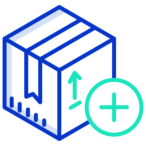 Add add box packaging icon