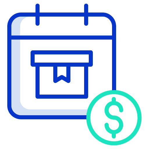 Delivery delivery box reminder icon