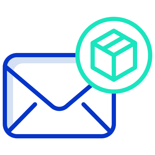 Delivery email delivery box icon