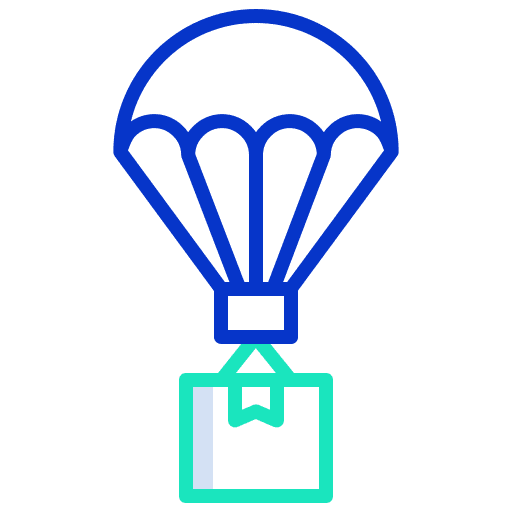 Delivery package packing delivery icon