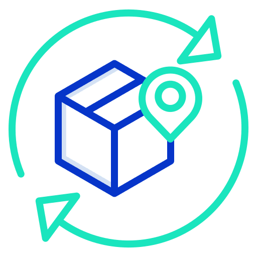 Delivery shipping and delivery packing delivery icon