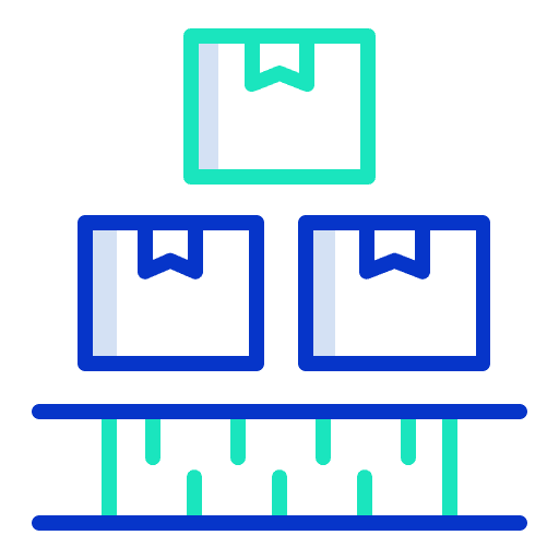 Logistic boxes box package icon