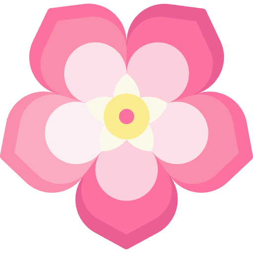 Sabi nature blossom star icon