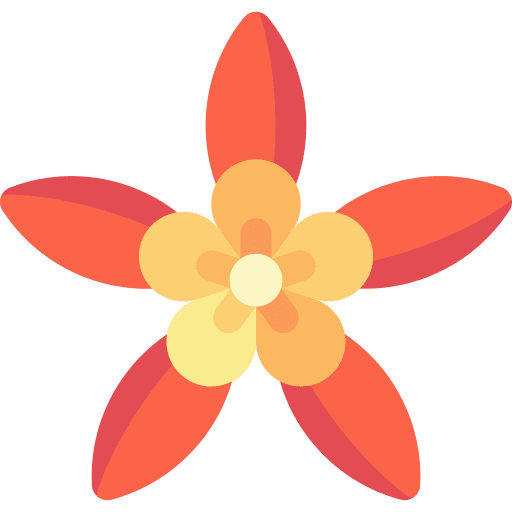 Tropical blossom flower tropical icon