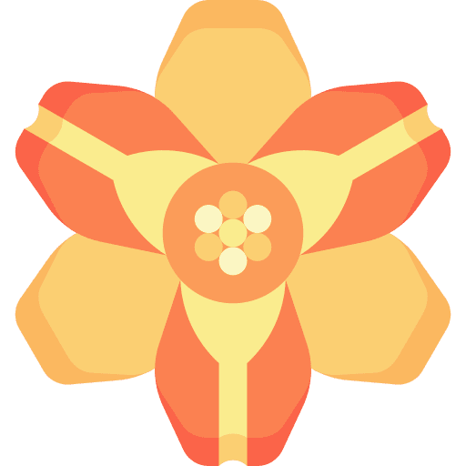 Day day flower jungle icon Day day flower jungle icon