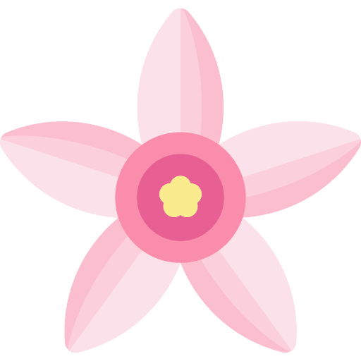 Tapioca flower petals blossom flower icon Tapioca flower petals blossom flower icon