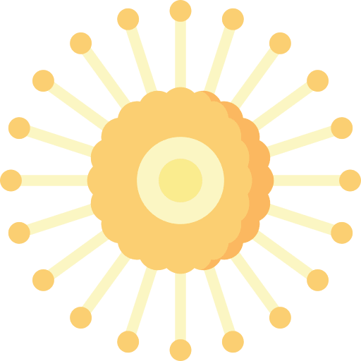 Pincushion flower petals pincushion icon Pincushion flower petals pincushion icon