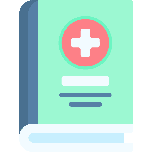 Medical book education medical book manual icon