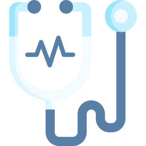 Stethoscope doctor healthcare and medical medical equipment icon
