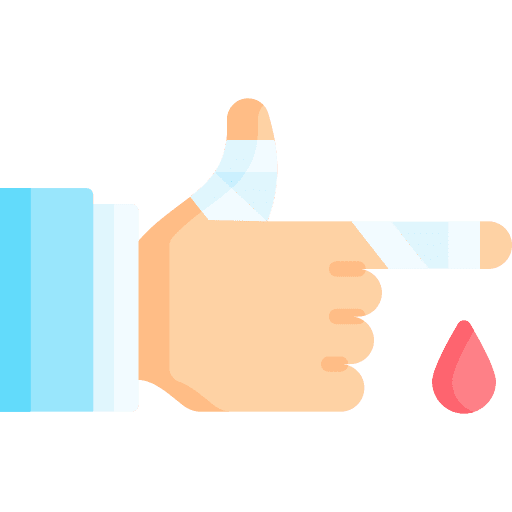 Bandage bandage injury blood drop icon