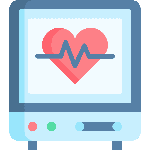 Cardiogram heart rate cardiogram healthcare and medical icon