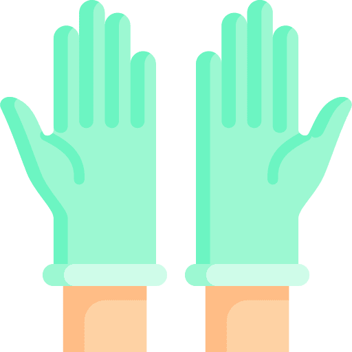 Glove protection medical equipment glove icon