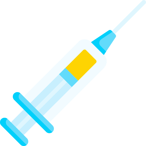 Injection injection syringe medical tool icon