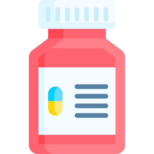 Medicine capsule pharmacy drug icon