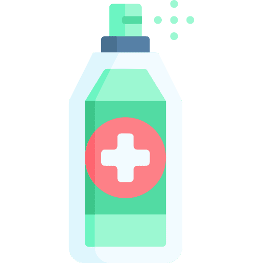 Antiseptic medicine spray medication icon