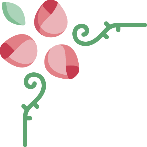 Rose rose nature corner icon