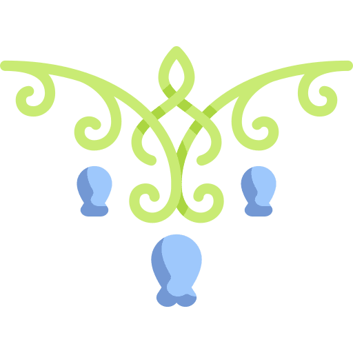 Bluebell flower design art nature icon Bluebell flower design art nature icon