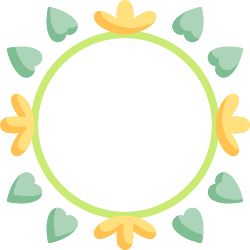 Dandelion floral design art frame icon Dandelion floral design art frame icon