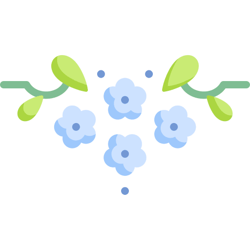 Hydrangea flower design floral design art and design icon Hydrangea flower design floral design art and design icon