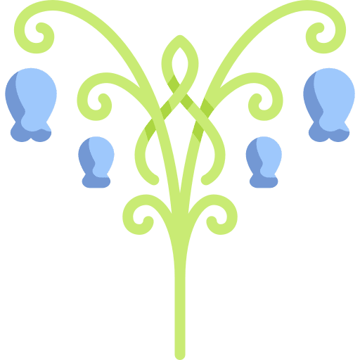 Bluebell bluebell flower design art icon Bluebell bluebell flower design art icon