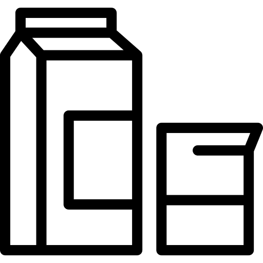 Milk bottle glass drink icon