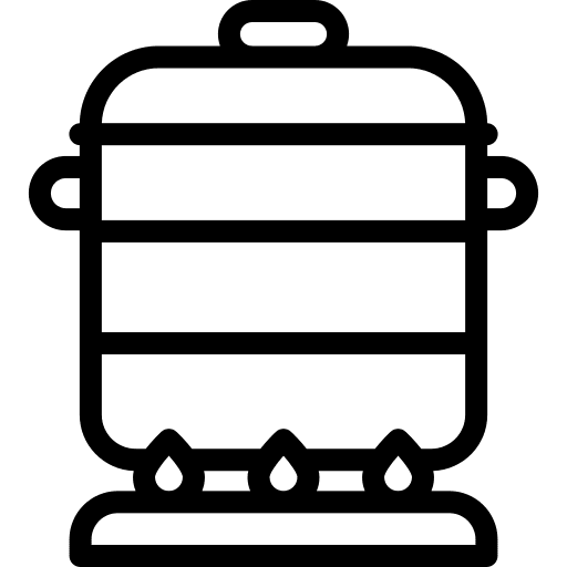 Cooking pot cooking pot hot boiling icon